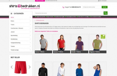 Shirts bedrukken - Netfort SEO en Webdesign Kampen