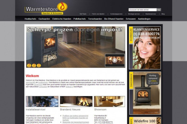 Warmtestore - Netfort SEO en Webdesign Kampen