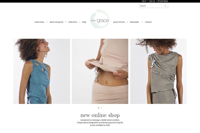 Wear Grace Italië - Netfort SEO en Webdesign Kampen