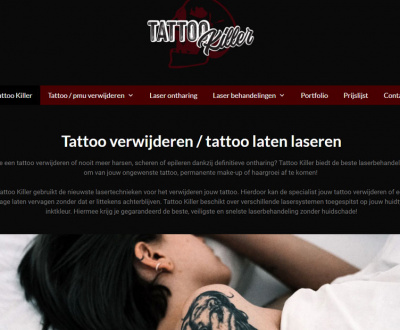 SEO en Webdesign: Tattoo verwijderen Tattoo Killer Kampen